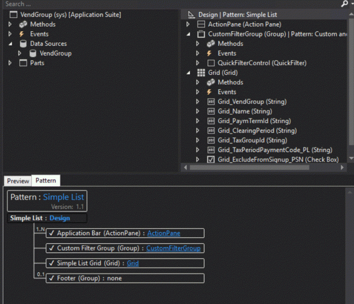 Overview form patterns – DynamicsFox