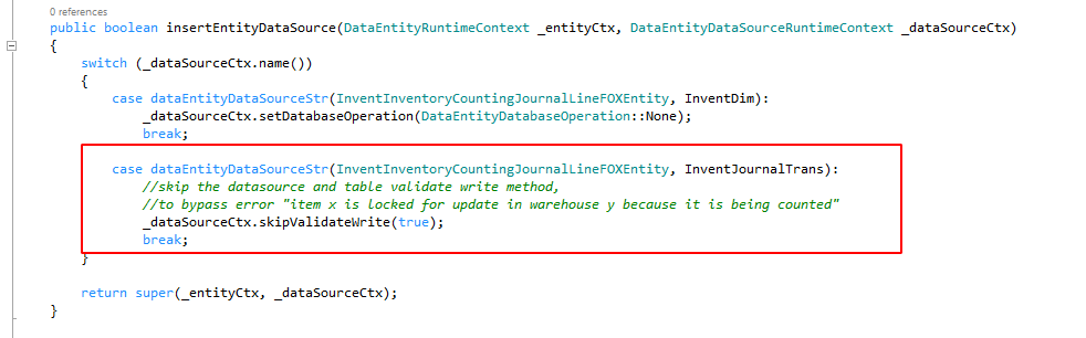 Steps to create DataEntity for counting journal lines which create ...